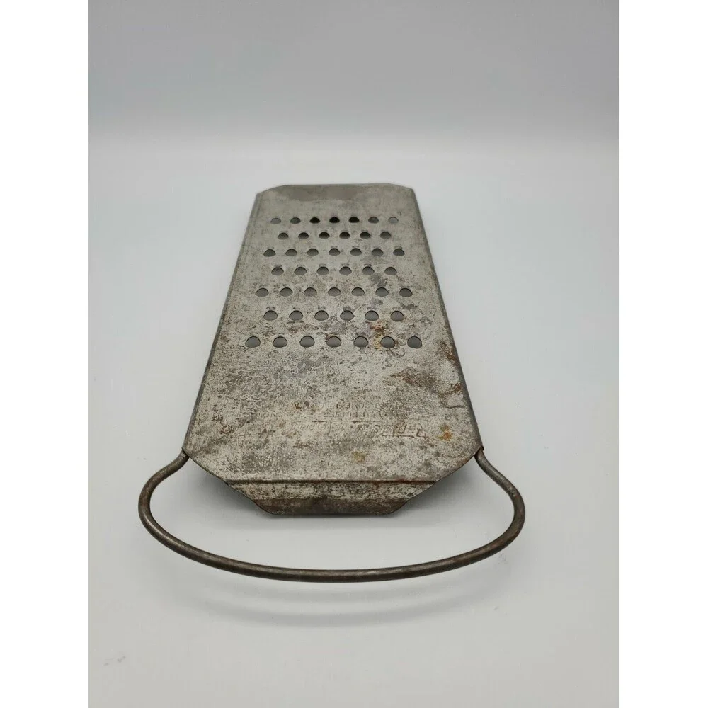 Vintage Rapid Slaw and Vegetable Cutters Bluffton O Cheese Grater With Handle